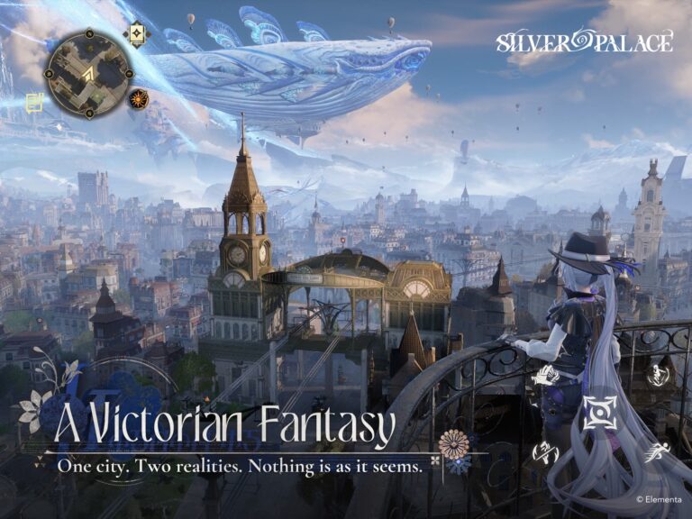 Silvernia nel materiale promozionale ufficiale di Silver Palace pubblicato da Elementa sull’App Store.