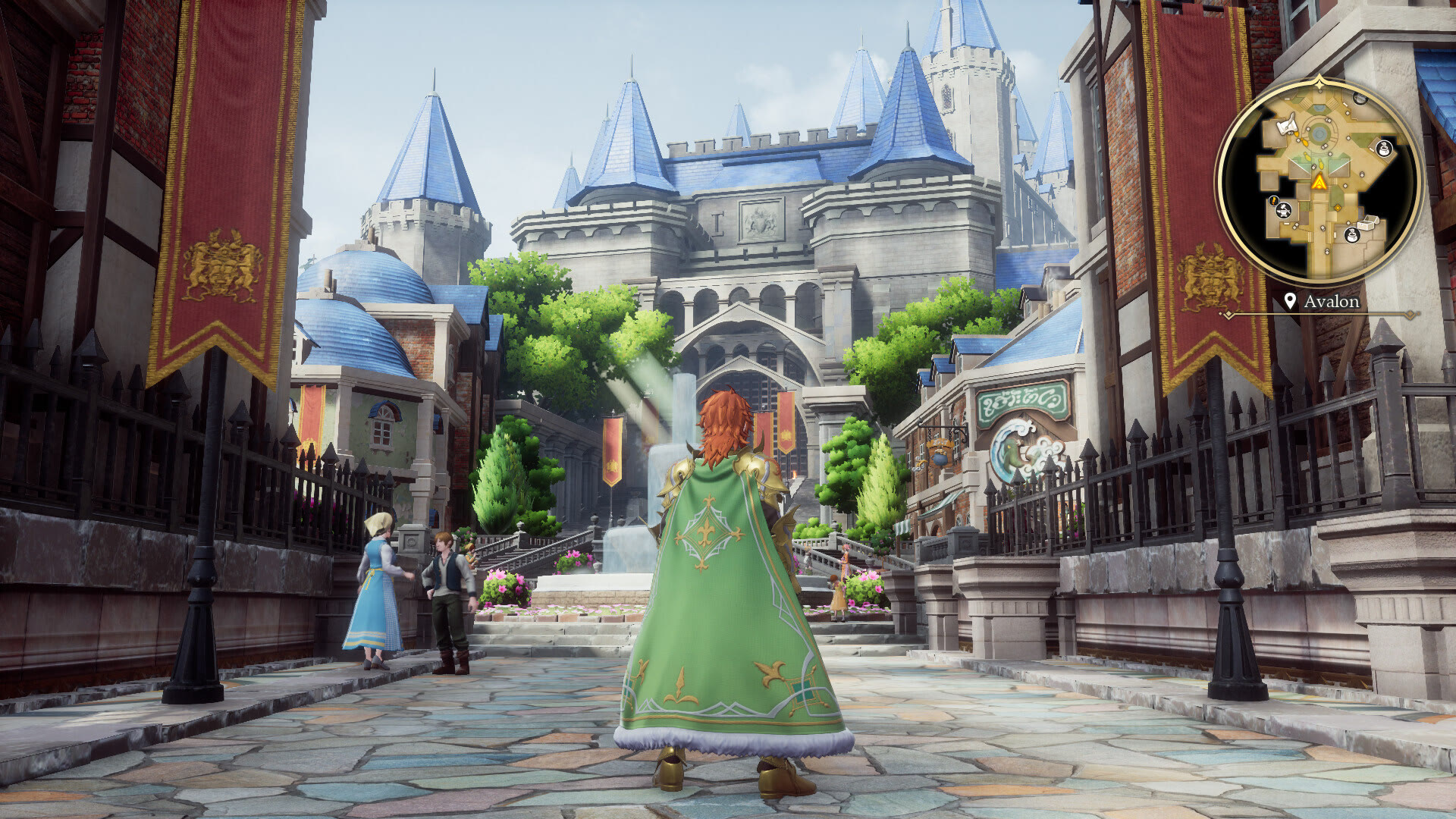 Avalon nella ricostruzione in 3D di Romancing SaGa 2, dalla galleria ufficiale Square Enix.