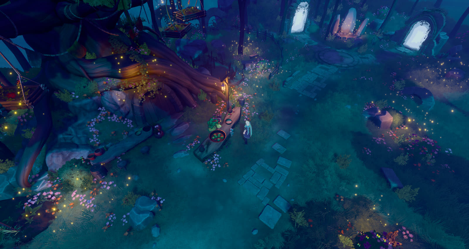 Un ambiente di Wonderful Neoran Valley nello screenshot ufficiale distribuito da Nara Studio su Steam.