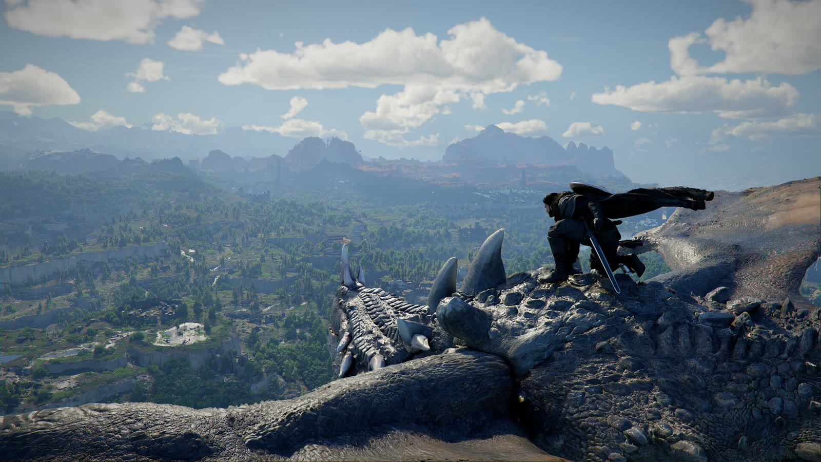 Crimson Desert Enhanced: panorama di Pywel nello screenshot ufficiale Pearl Abyss del gioco base.