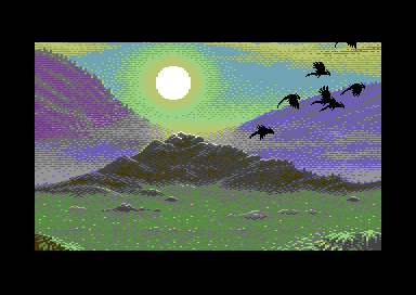 Una scena introduttiva di Sabre Wulf Remastered, nel materiale pubblicato da Genesis Project su itch.io.