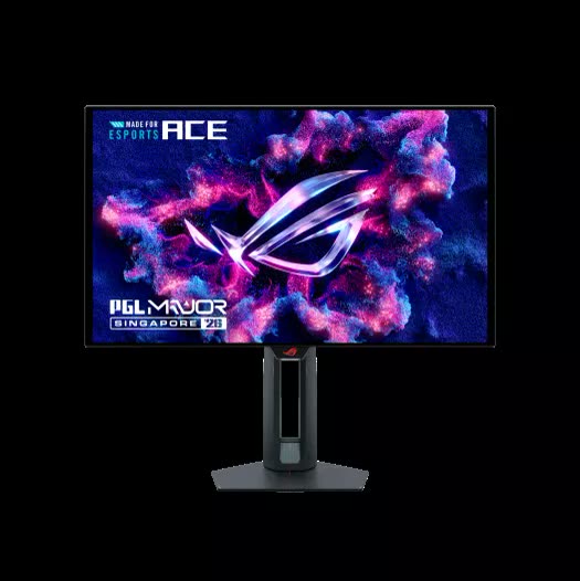 ASUS ROG Swift OLED PG259QWS Ace: il modello Full HD da 720 Hz, nell’immagine ufficiale del produttore.