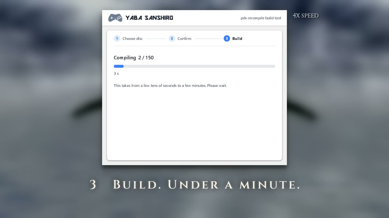 Il builder del progetto AZEL per PC, in un fotogramma della dimostrazione ufficiale di devMiyax.