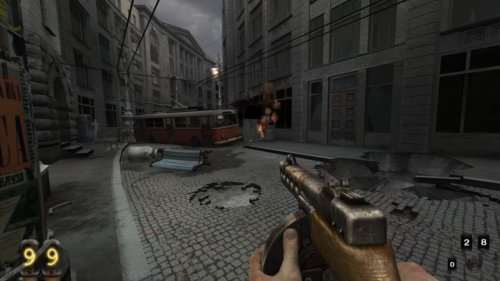 Le strade della Kyiv alternativa di You Are Empty nello screenshot ufficiale della versione Absolute Edition.