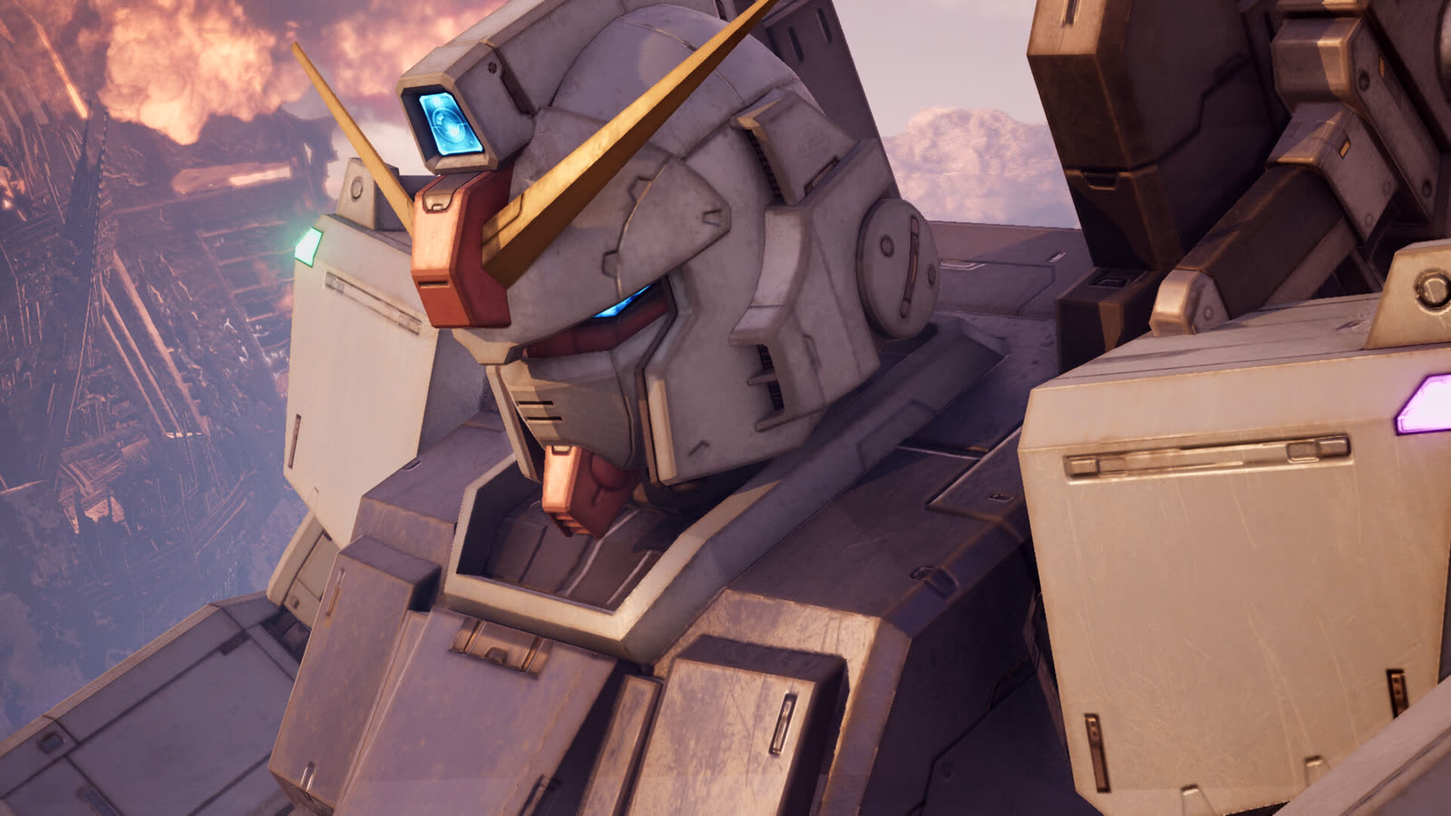 Un mobile suit nel materiale ufficiale Bandai Namco di Gundam Battle Operation 3, distribuito su Steam.