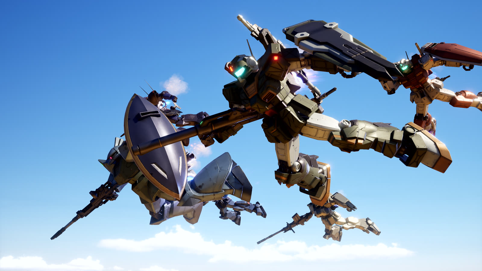 Uno scontro ravvicinato fra mobile suit nelle prime immagini ufficiali di Battle Operation 3.