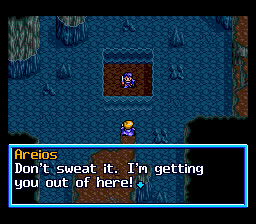 Un dialogo tradotto in inglese nella versione PC Engine di The Legend of Xanadu; immagine pubblicata dagli autori della patch.