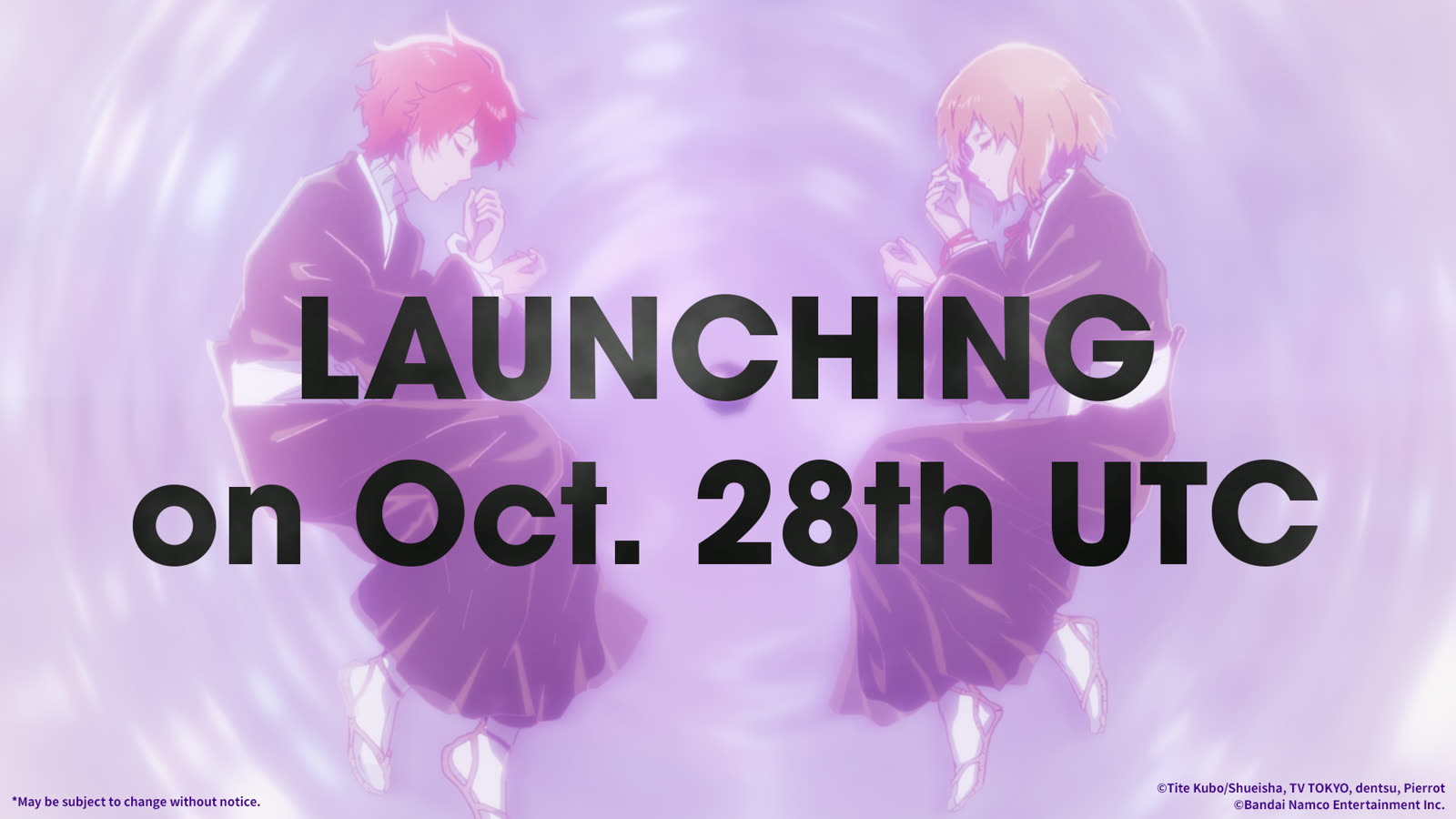 Bandai Namco annuncia il lancio di BLEACH Mirrors High il 28 ottobre UTC. Immagine ufficiale.