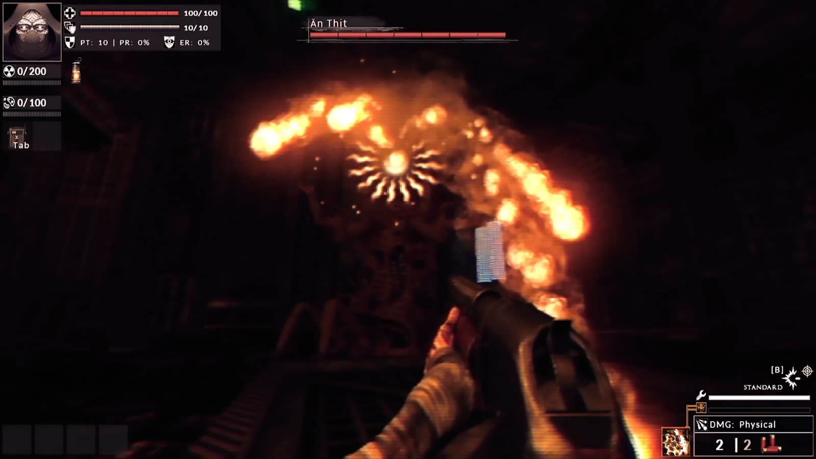 Un nemico dell’FPS horror Divine Frequency, dai materiali ufficiali Abraxaes.