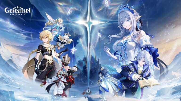L’illustrazione di presentazione di Hour of Ruin, la versione 7.2 di Genshin Impact.