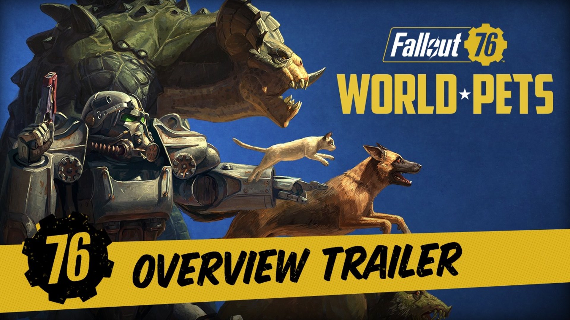 World Pets porterà i compagni animali nelle avventure di Fallout 76. Immagine promozionale Bethesda.