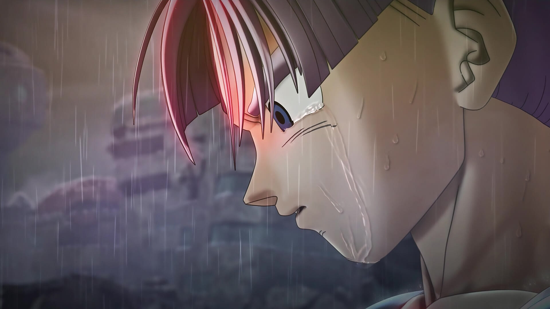 Trunks in un’immagine promozionale del gioco base dalla galleria ufficiale Steam: non è uno screenshot delle nuove funzioni del decennale. Bandai Namco / Dimps.