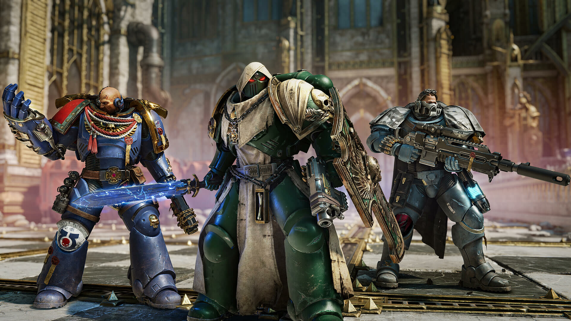 Le squadre di Space Marine sono al centro delle modalità cooperative dello sparatutto di Saber.