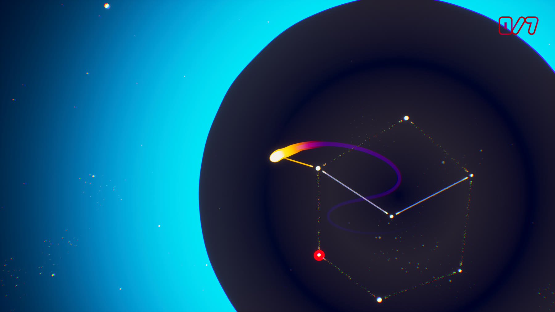 Le costellazioni di Faraway nella galleria ufficiale del gioco. Immagine: Annapurna Interactive.