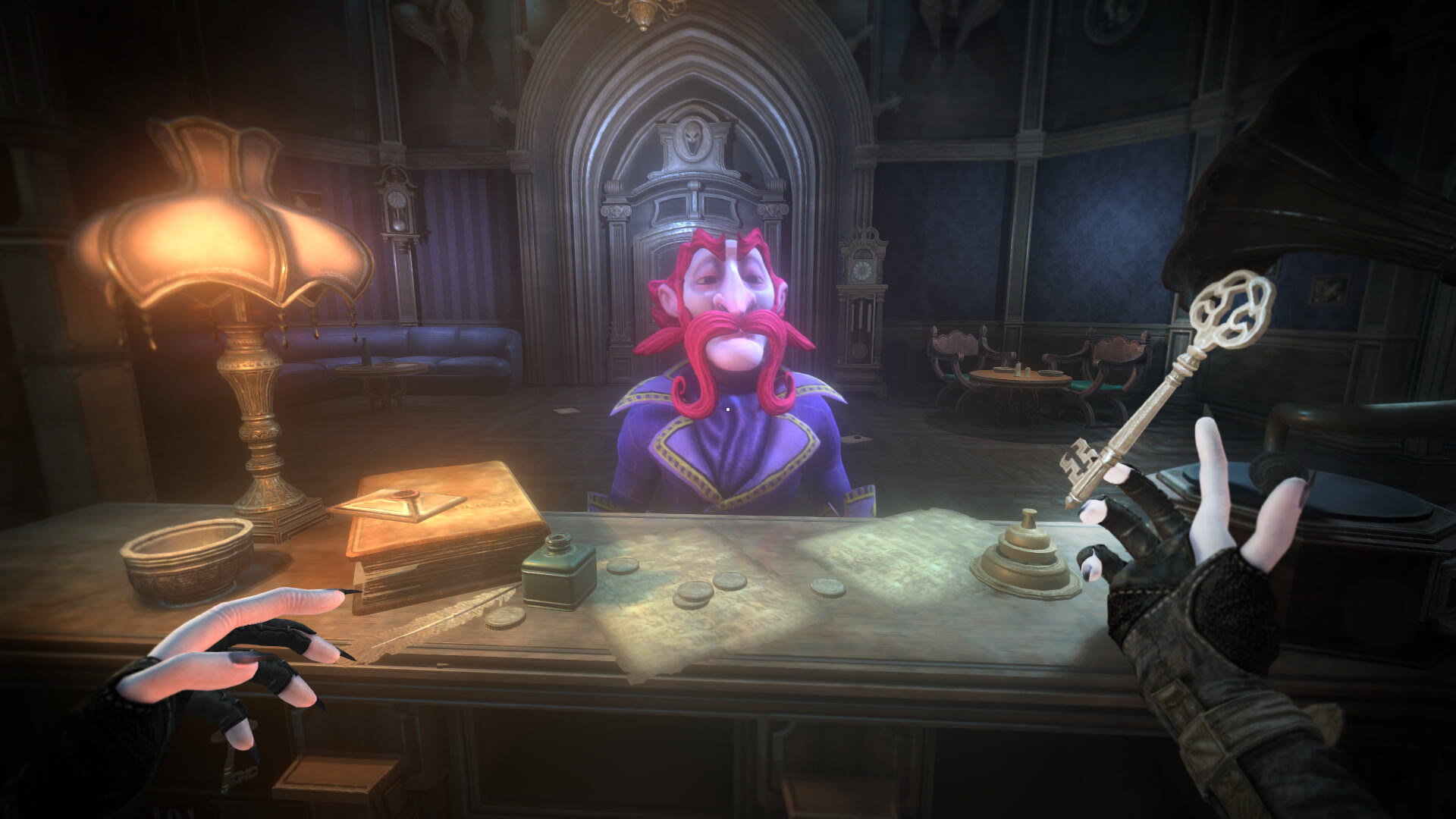 Gli ambienti di Bloody Hell Hotel. Immagine: Unfold Games / Gambit Digital.