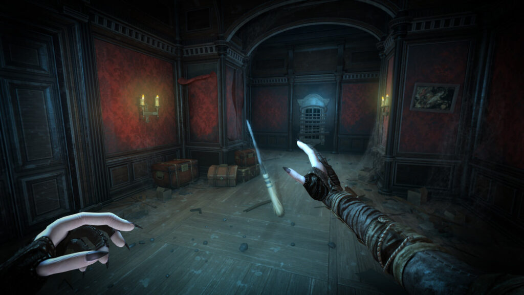 I poteri del protagonista in Bloody Hell Hotel. Immagine: Unfold Games / Gambit Digital.