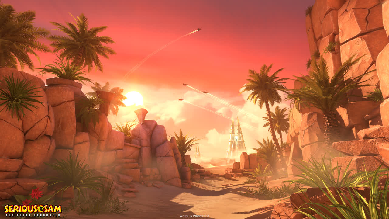 Una schermata ufficiale di Serious Sam: The Third Encounter. Immagine: Croteam / Devolver Digital.