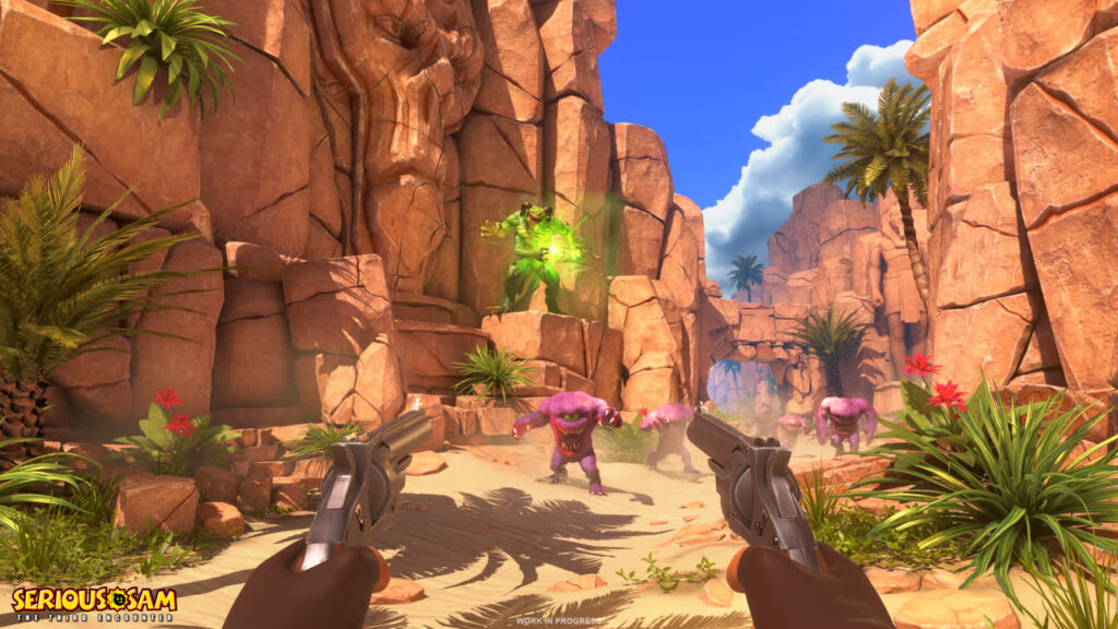 Una delle prime immagini di Serious Sam: The Third Encounter. Immagine: Croteam / Devolver Digital.