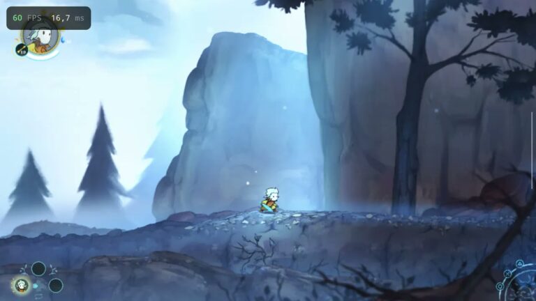 Greak: Memories of Azur su CapyPS5, in una schermata pubblicata dal progetto.
