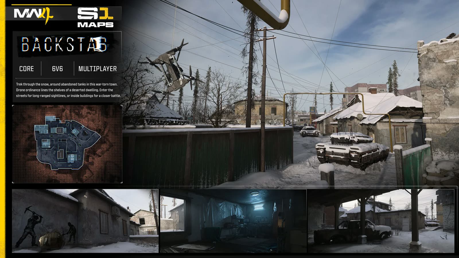 Backstab è una delle mappe disponibili all’avvio della stagione.