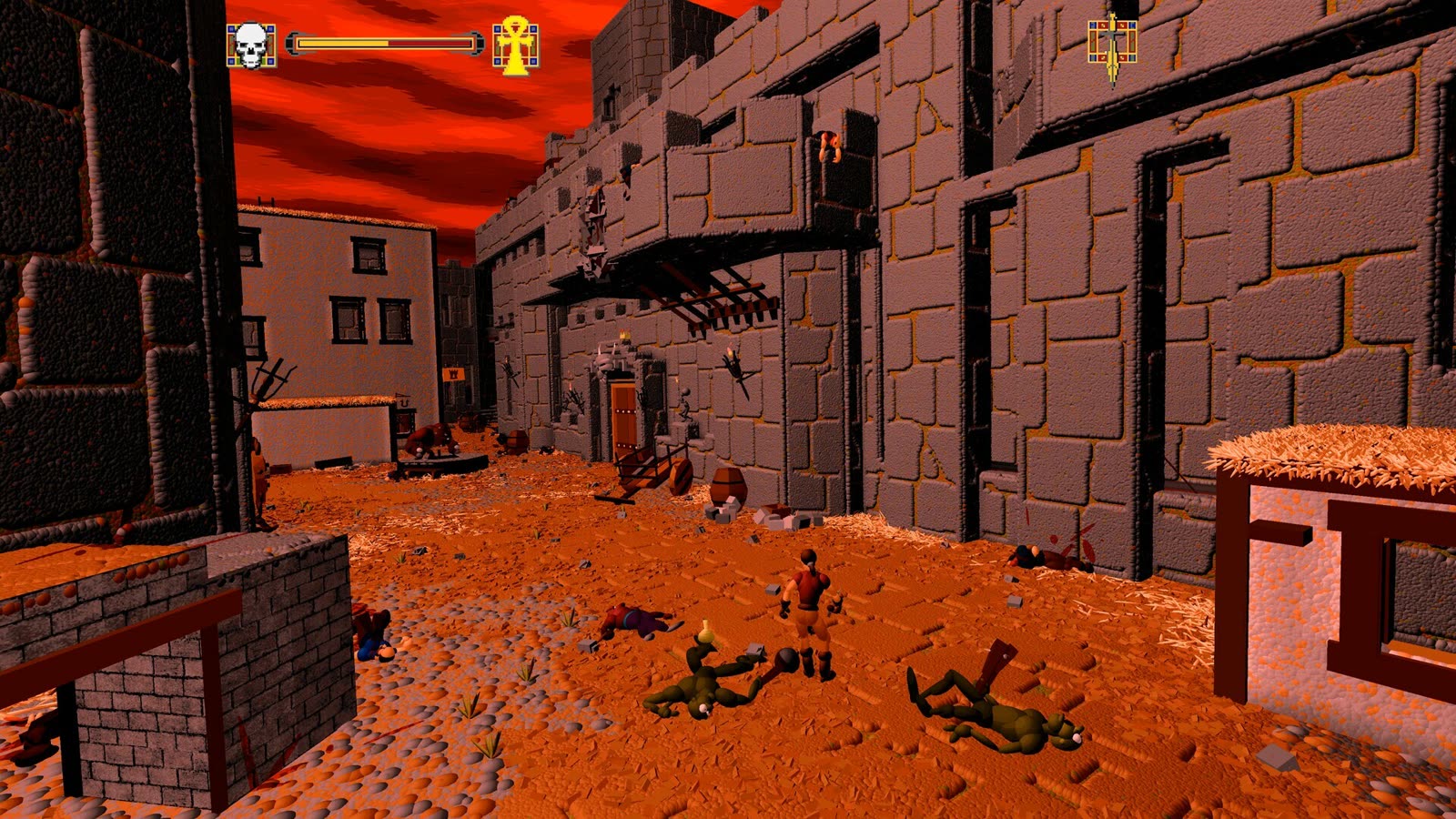 Il mondo di Ecstatica II, in uno screenshot ufficiale dalla scheda GOG.