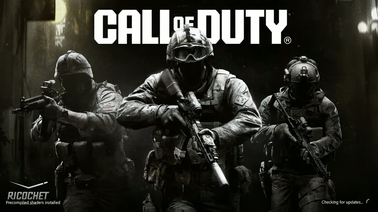 L’indicazione degli shader precompilati nella schermata di Modern Warfare 4 diffusa da Microsoft. Immagine: Microsoft.