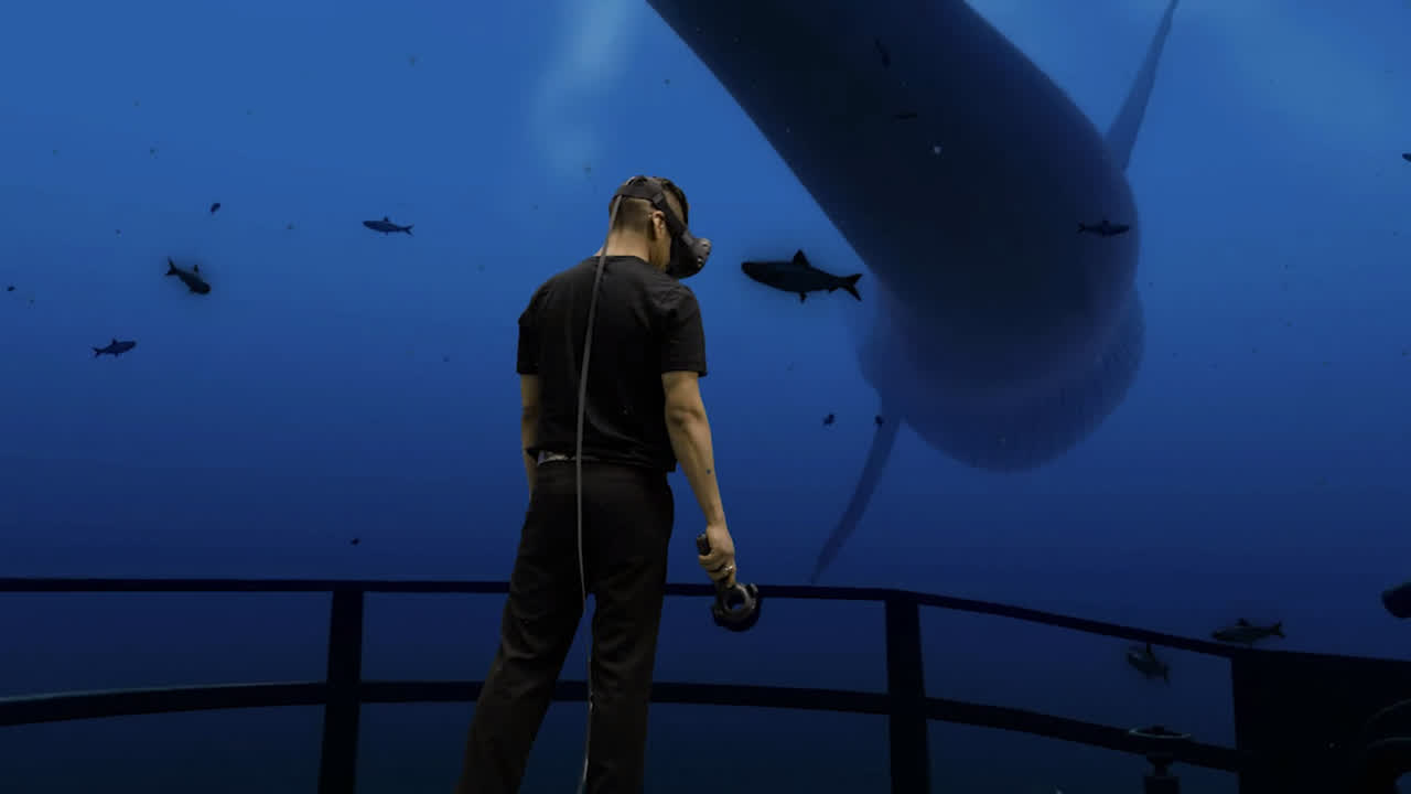 Un’esperienza VR nel materiale ufficiale di SteamVR. Immagine: Valve.