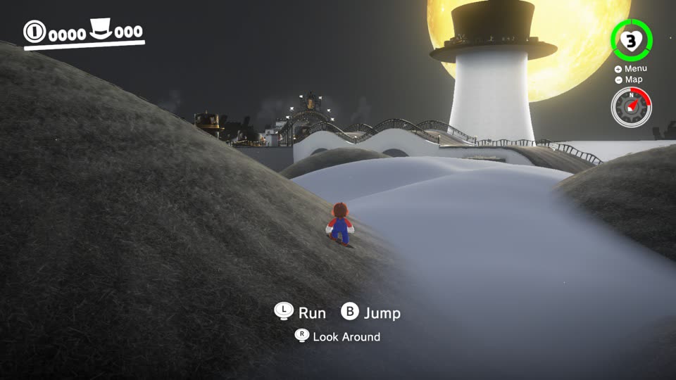 Super Mario Odyssey, nello screenshot della documentazione di nxnative. Non è un nostro benchmark.