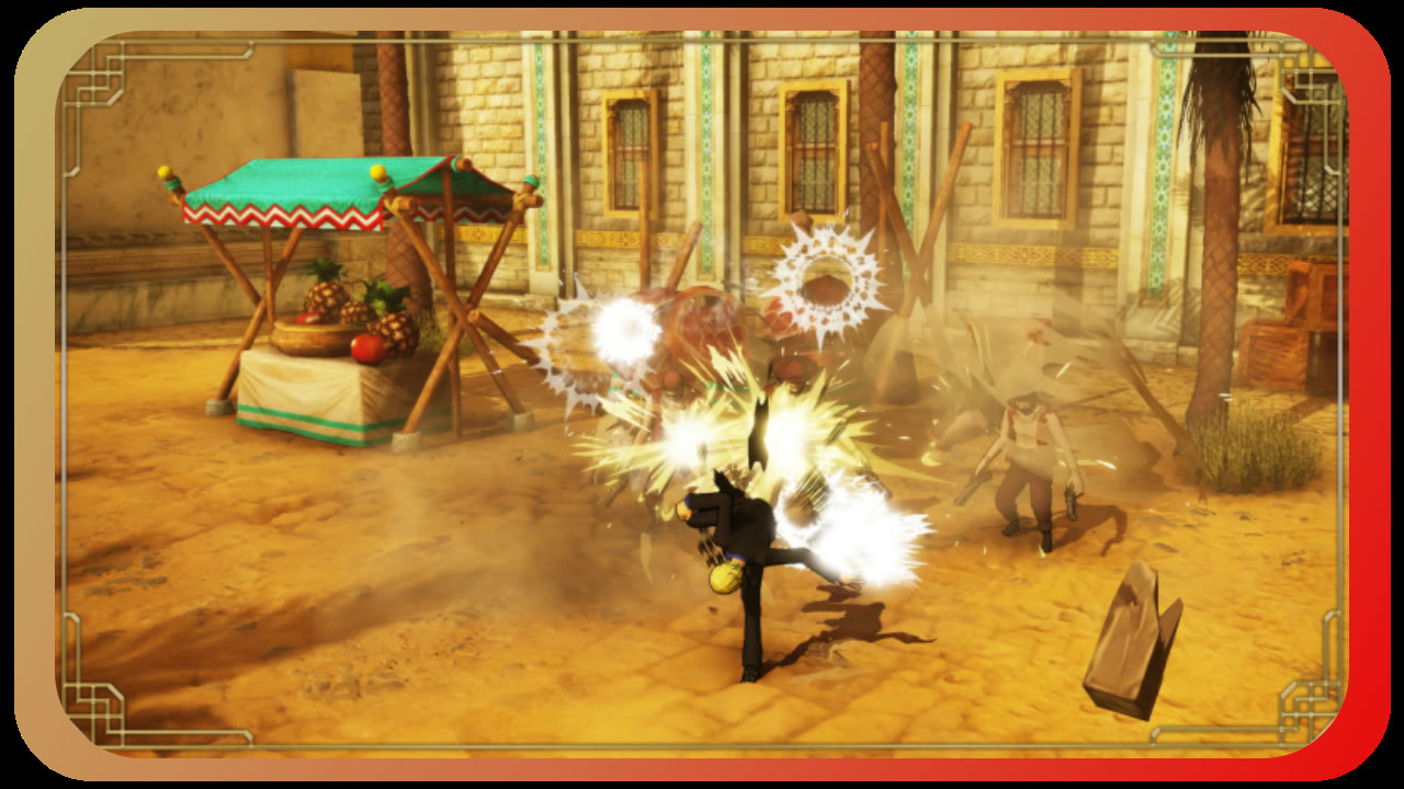 Sanji in uno screenshot ufficiale di One Piece: Pirate Warriors 4. L’avviso di ritiro riguarda il pacchetto musicale, non i personaggi.