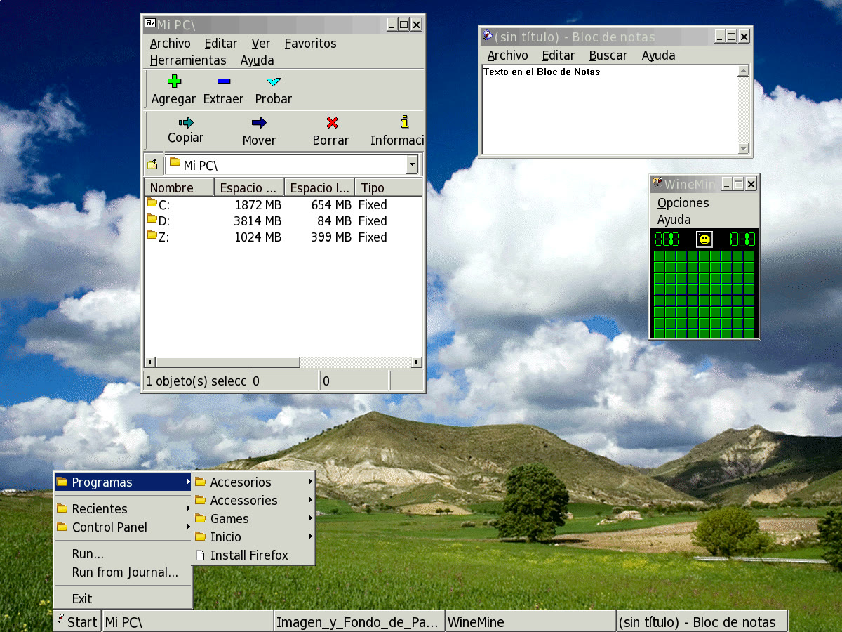 Applicazioni Windows eseguite su Linux tramite Wine
