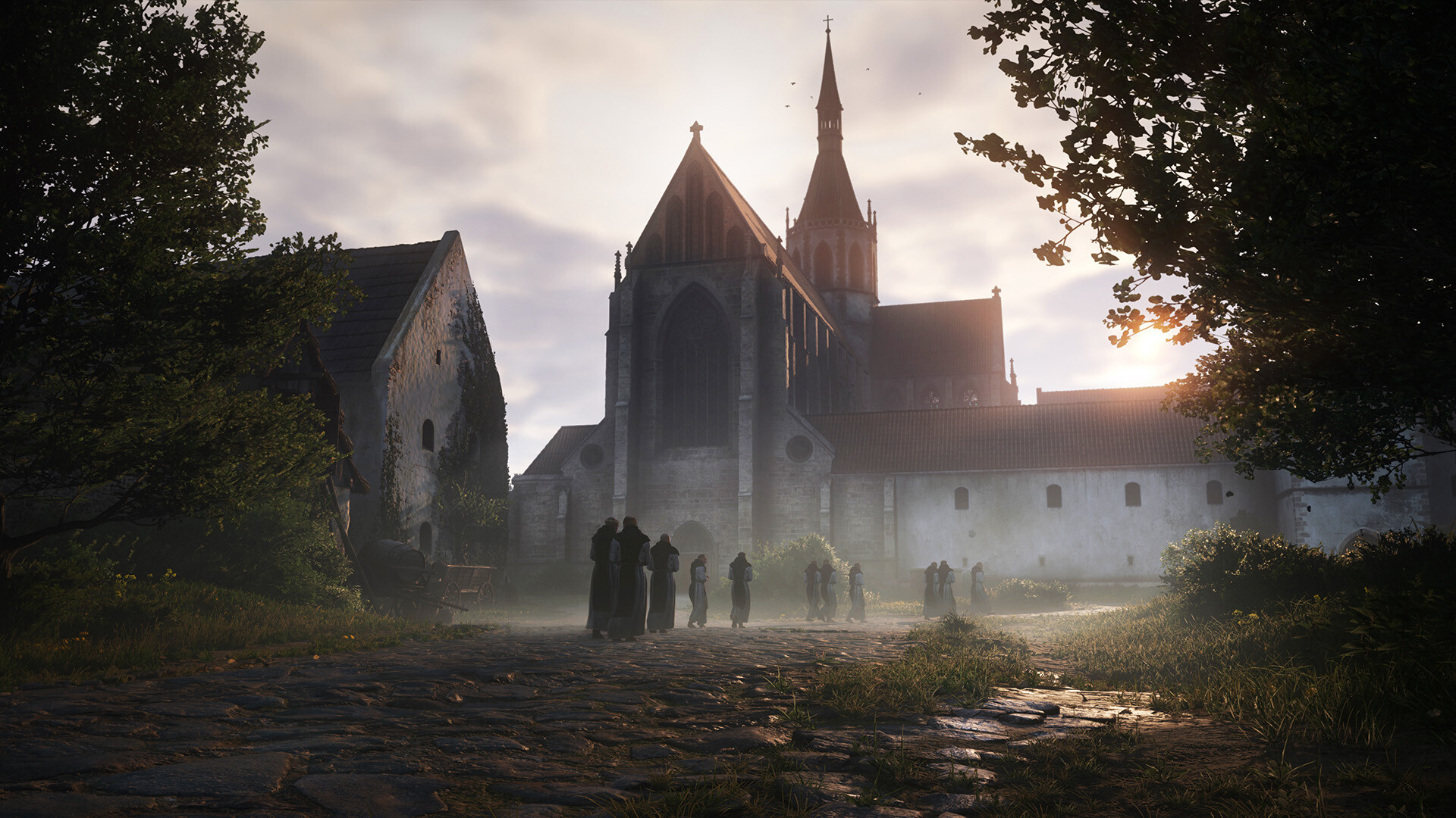 L’edificio del monastero di Sedletz visto dall’esterno — Kingdom Come: Deliverance II.