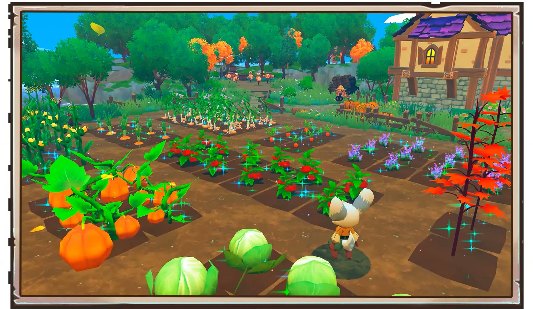 La coltivazione dei campi in Kitaria Fables 2. Immagine ufficiale PQube, Secret Level Studios e Twin Hearts.