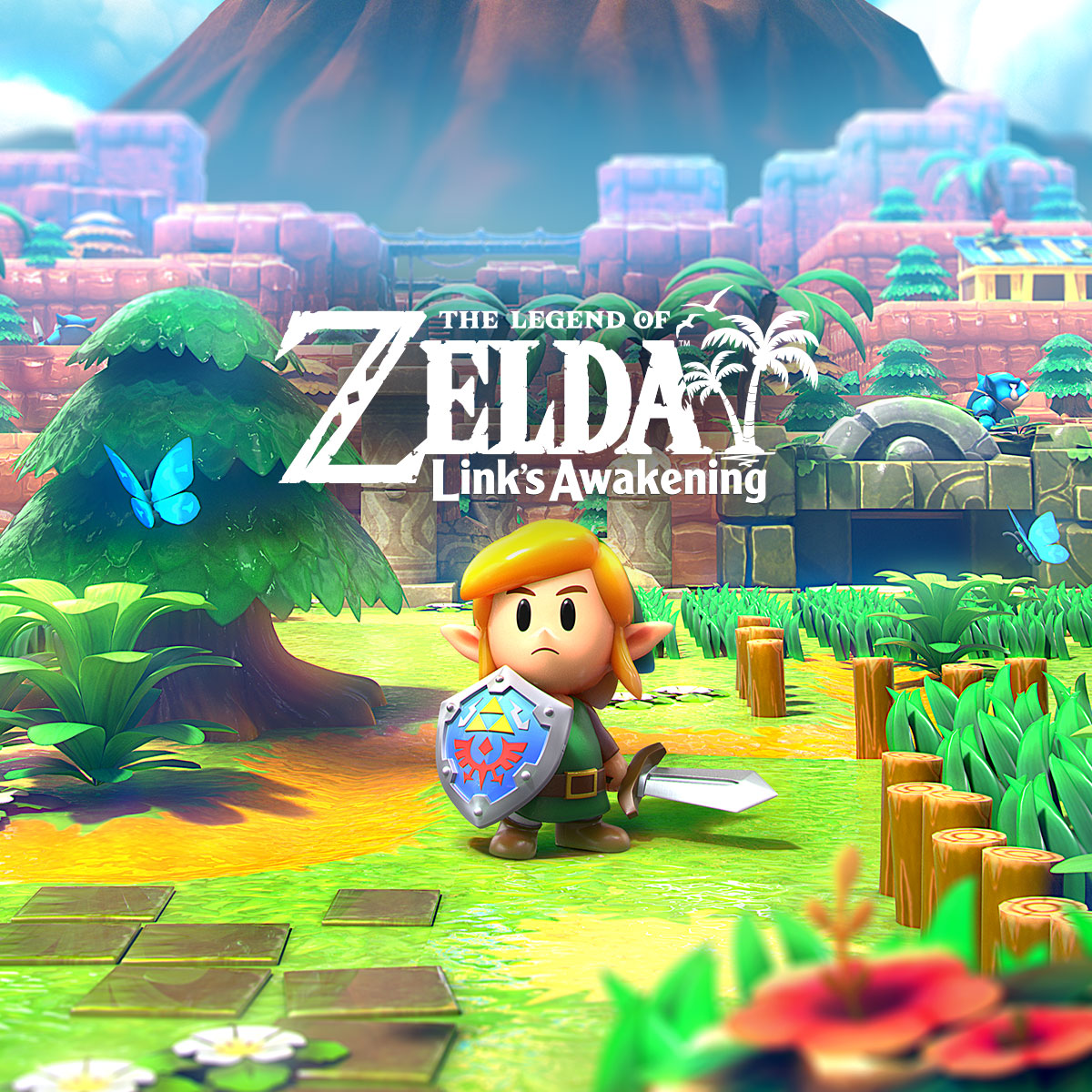 Arte ufficiale Nintendo di The Legend of Zelda: Link's Awakening per Switch