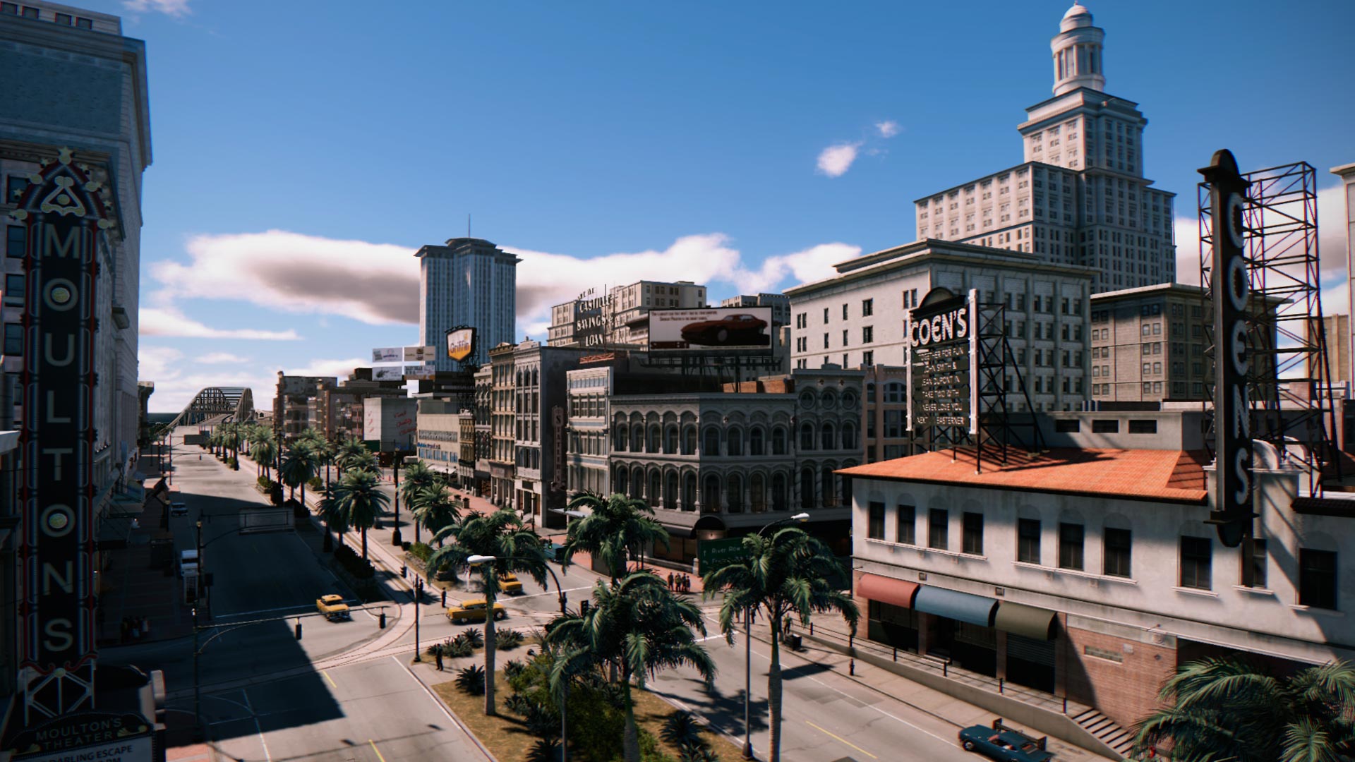 Personaggi e ambientazione di Mafia III in uno screenshot ufficiale