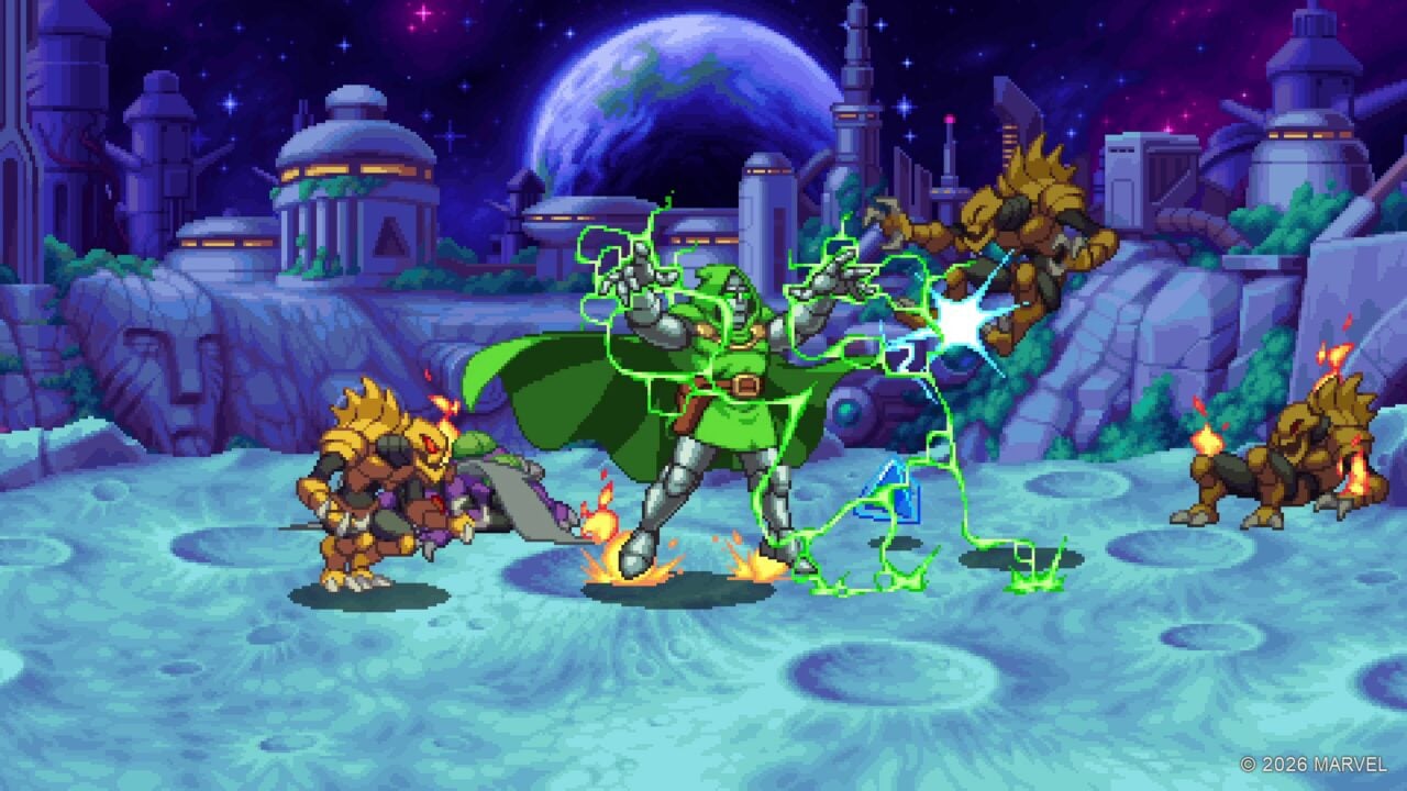Doctor Doom combatte in Marvel Cosmic Invasion