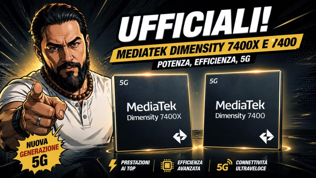 MediaTek Dimensity 7450 e 7450X packaging prodotto