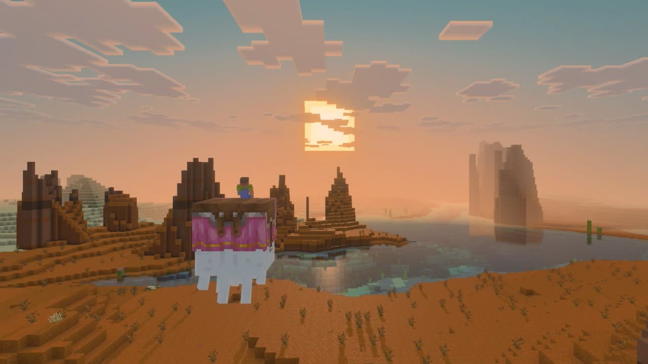 Minecraft con Vibrant Visuals su Nintendo Switch 2