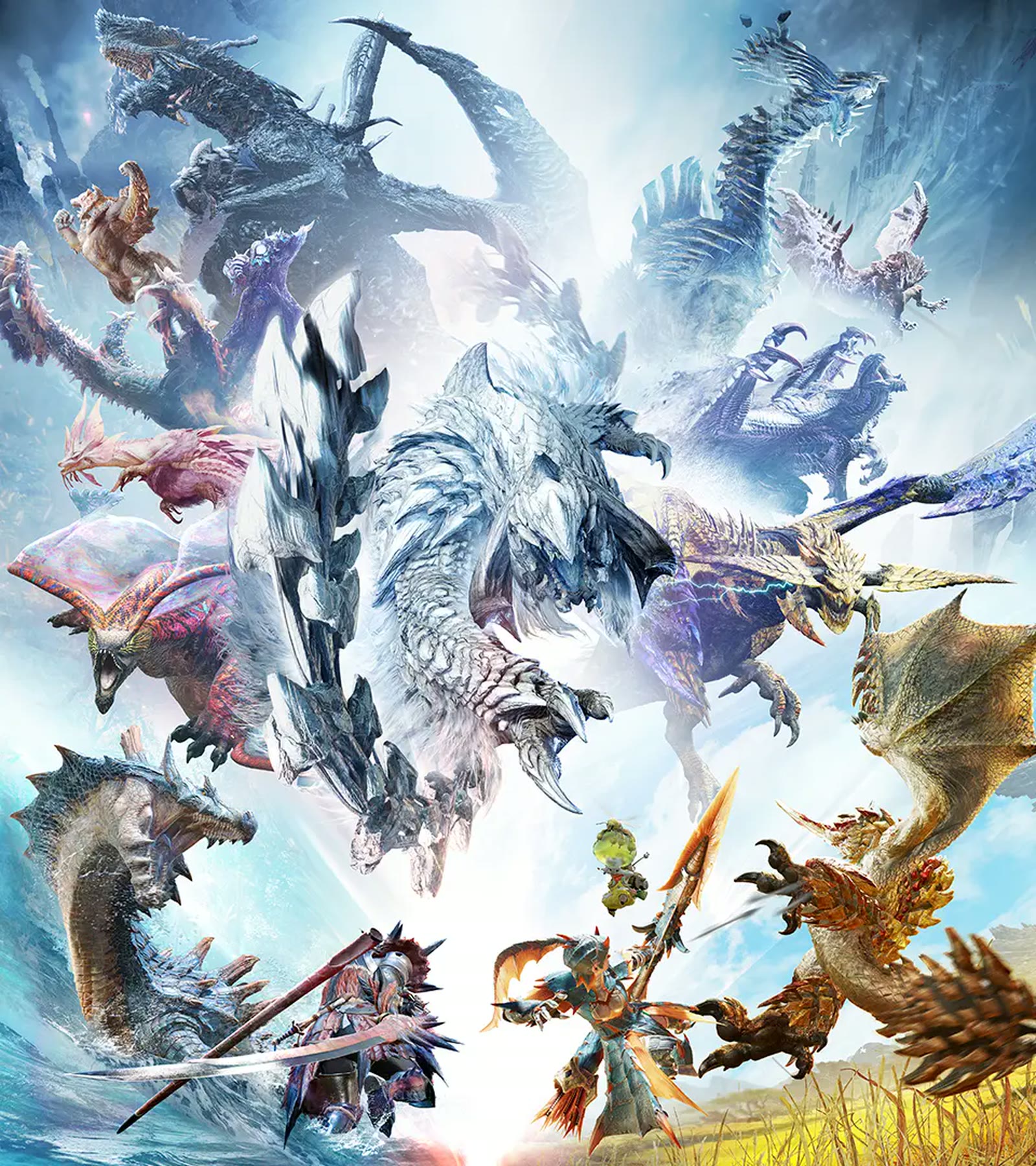 Mostri e cacciatori nell’arte ufficiale di Monster Hunter Wilds