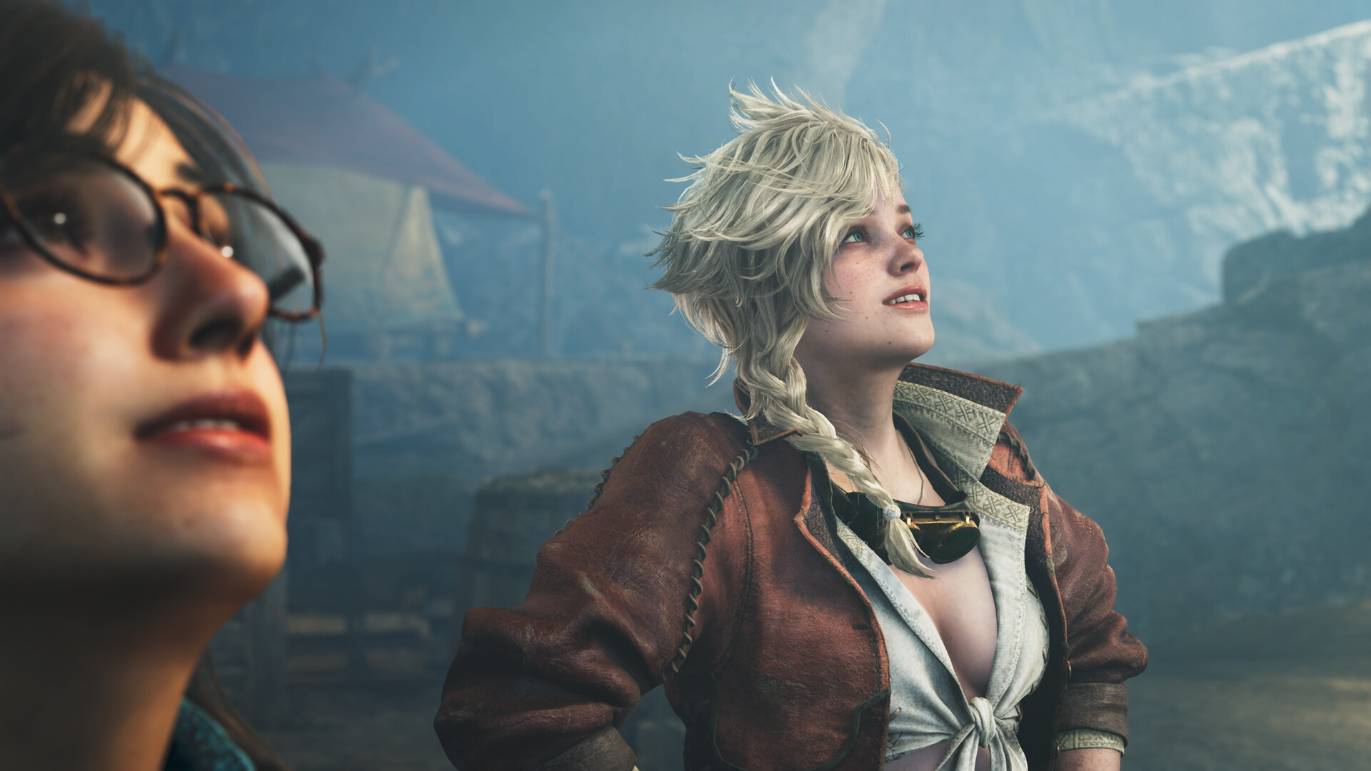 Personaggi nella presentazione ufficiale di Ascendance — Monster Hunter Wilds: Ascendance.