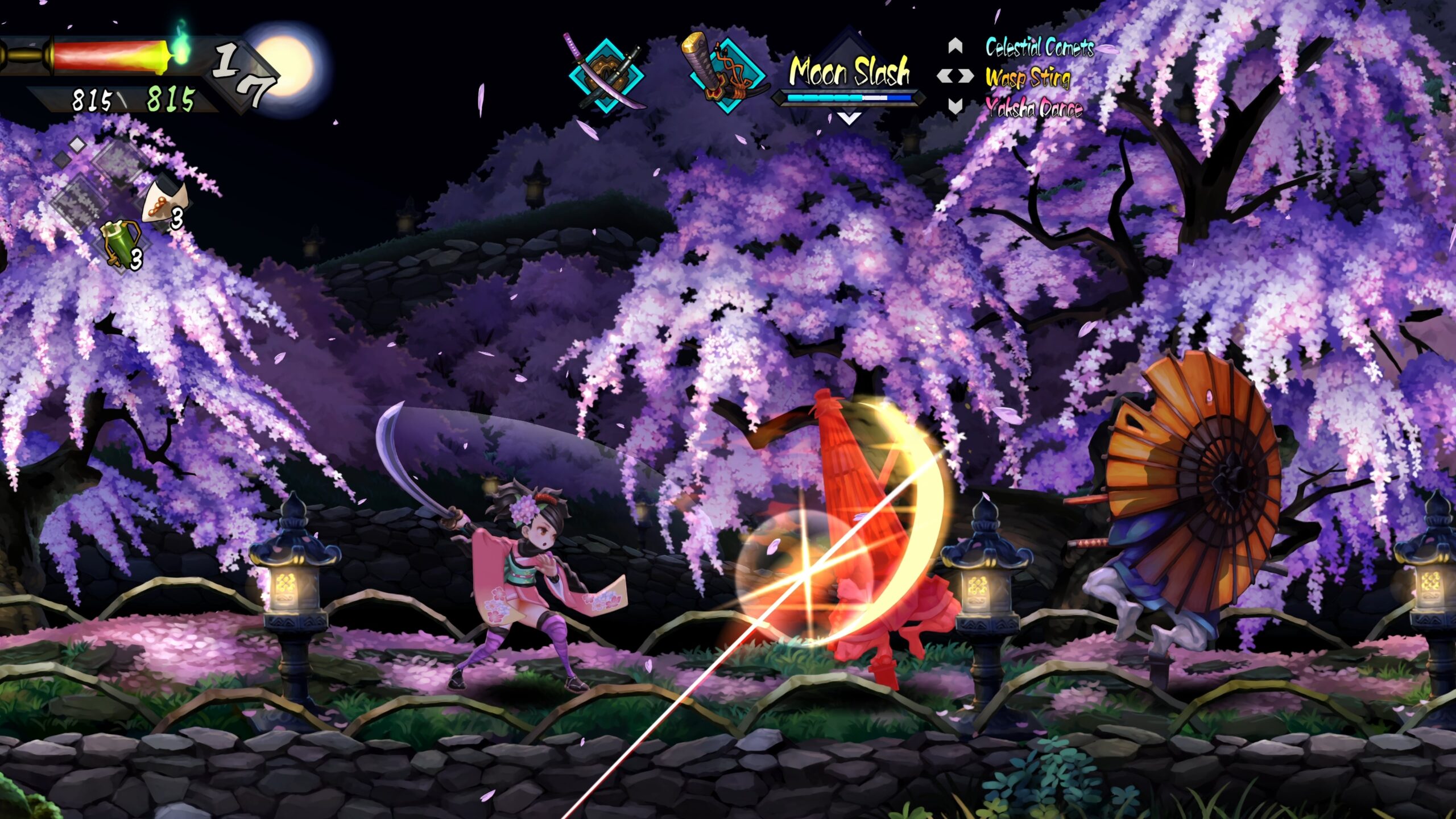 Un combattimento di Muramasa Revenant Blades
