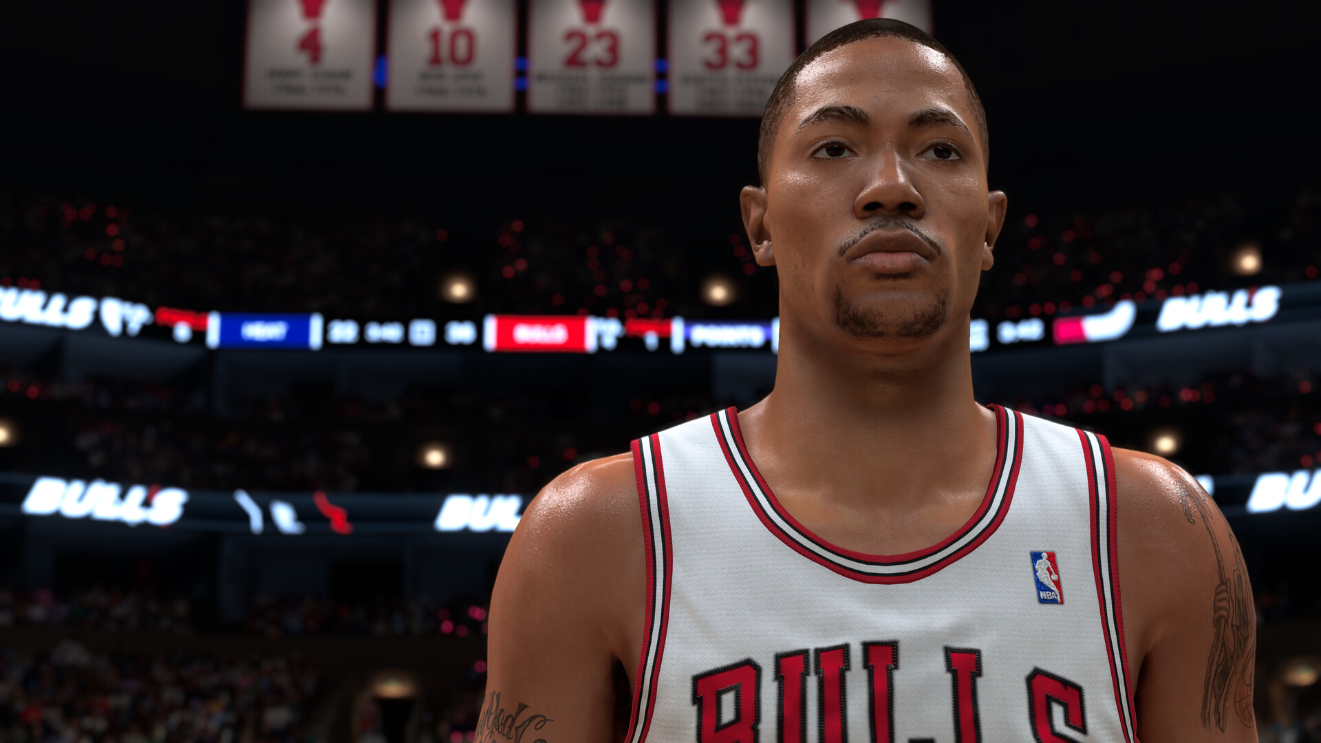 Derrick Rose con la divisa dei Chicago Bulls — NBA 2K27.