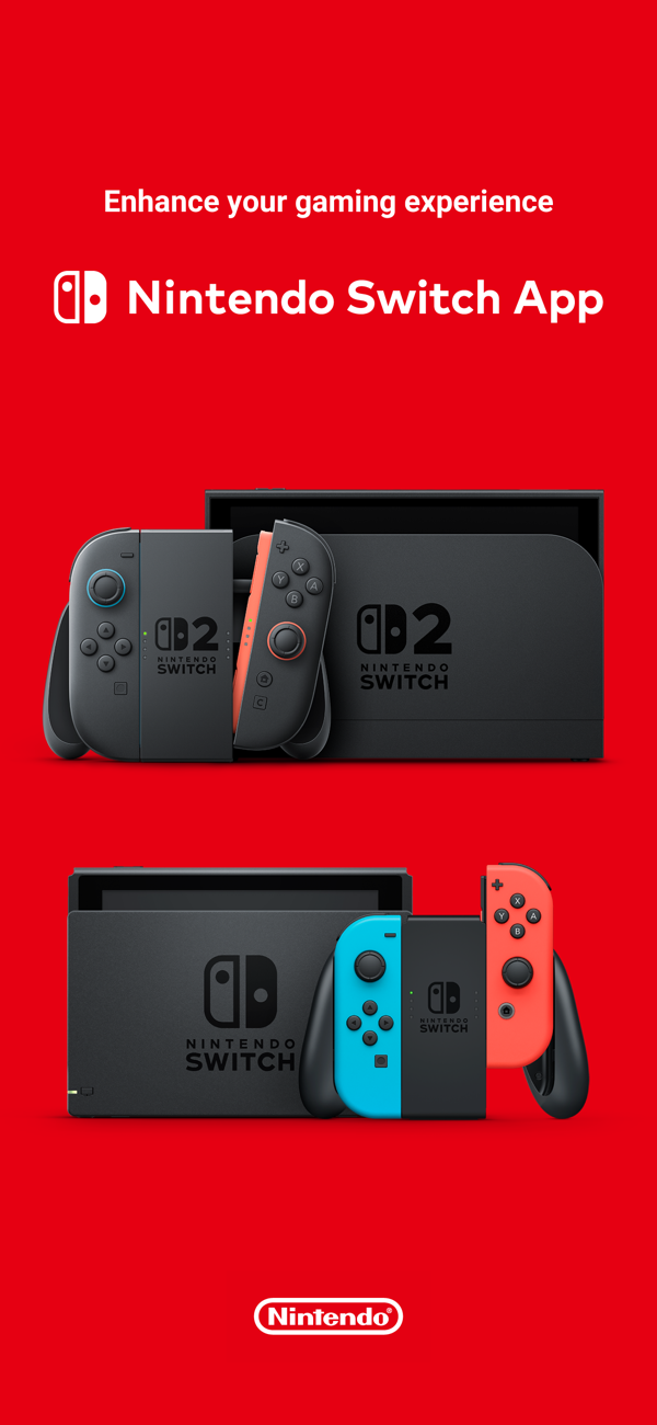 La schermata principale di Nintendo Switch App