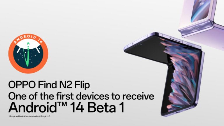 OPPO Find N2 Flip Android 14 Beta 1