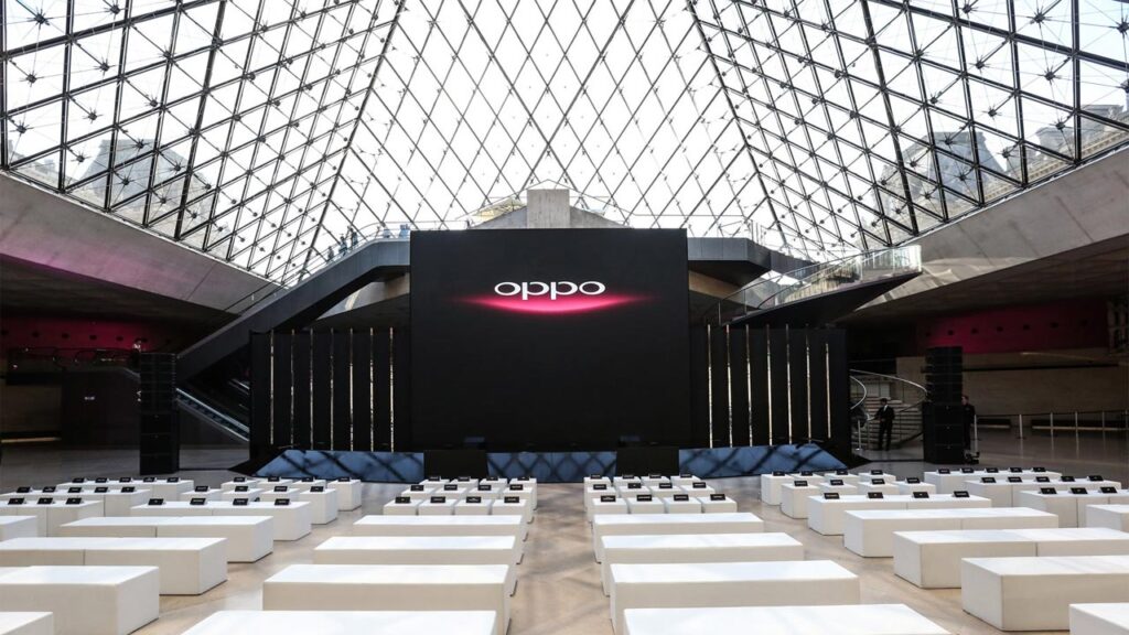 Presentazione ufficiale OPPO Find X al Louvre di Parigi - 2018