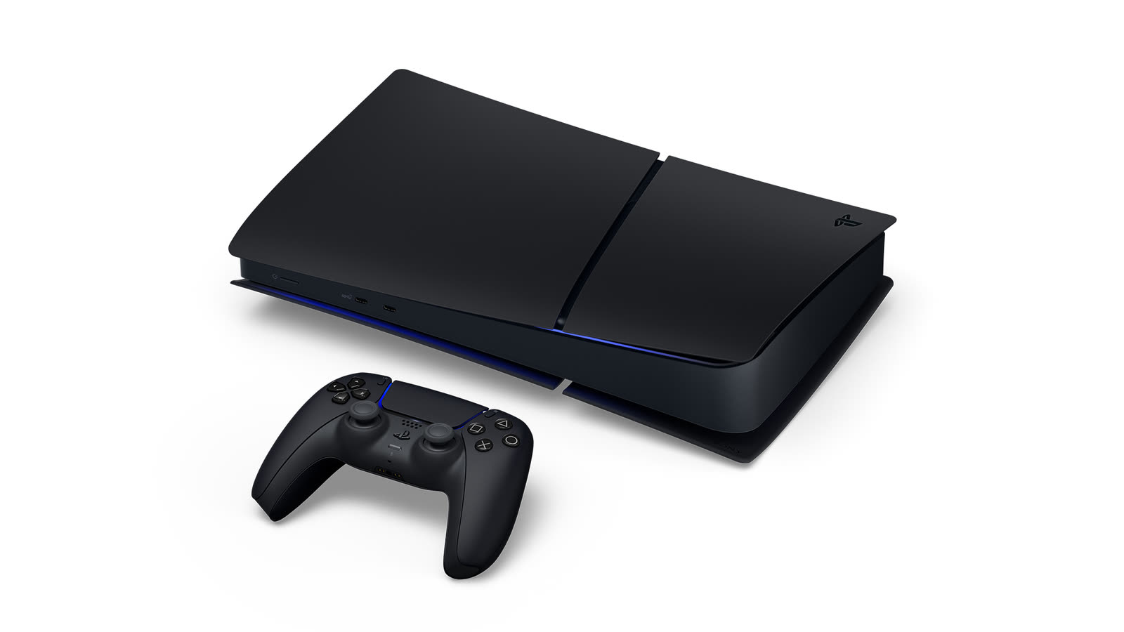 PS5 Digital Edition Midnight Black con controller DualSense nero