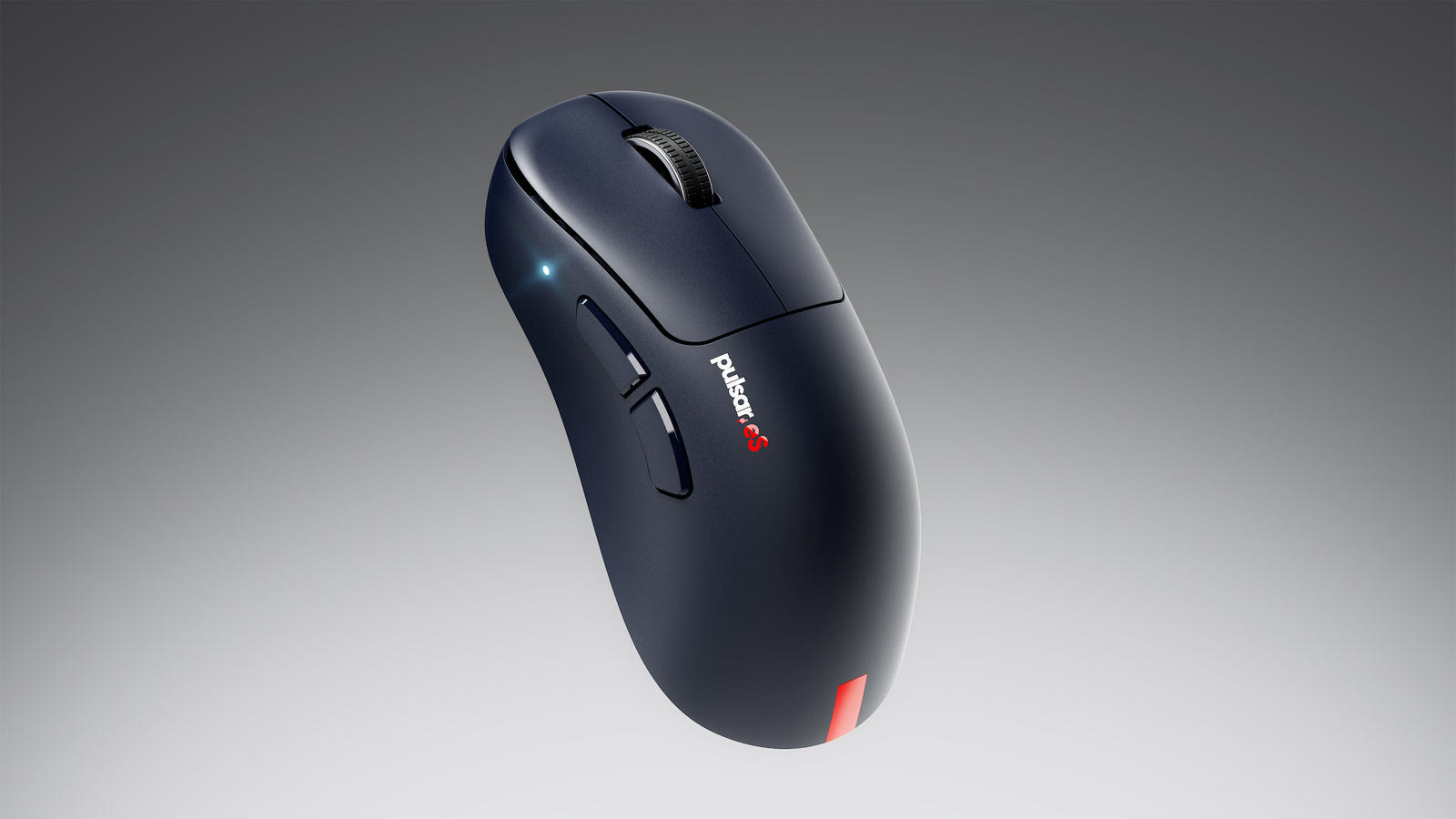 La scocca ergonomica del Pulsar eS Xlite, vista di tre quarti. Immagine promozionale ufficiale: Pulsar.