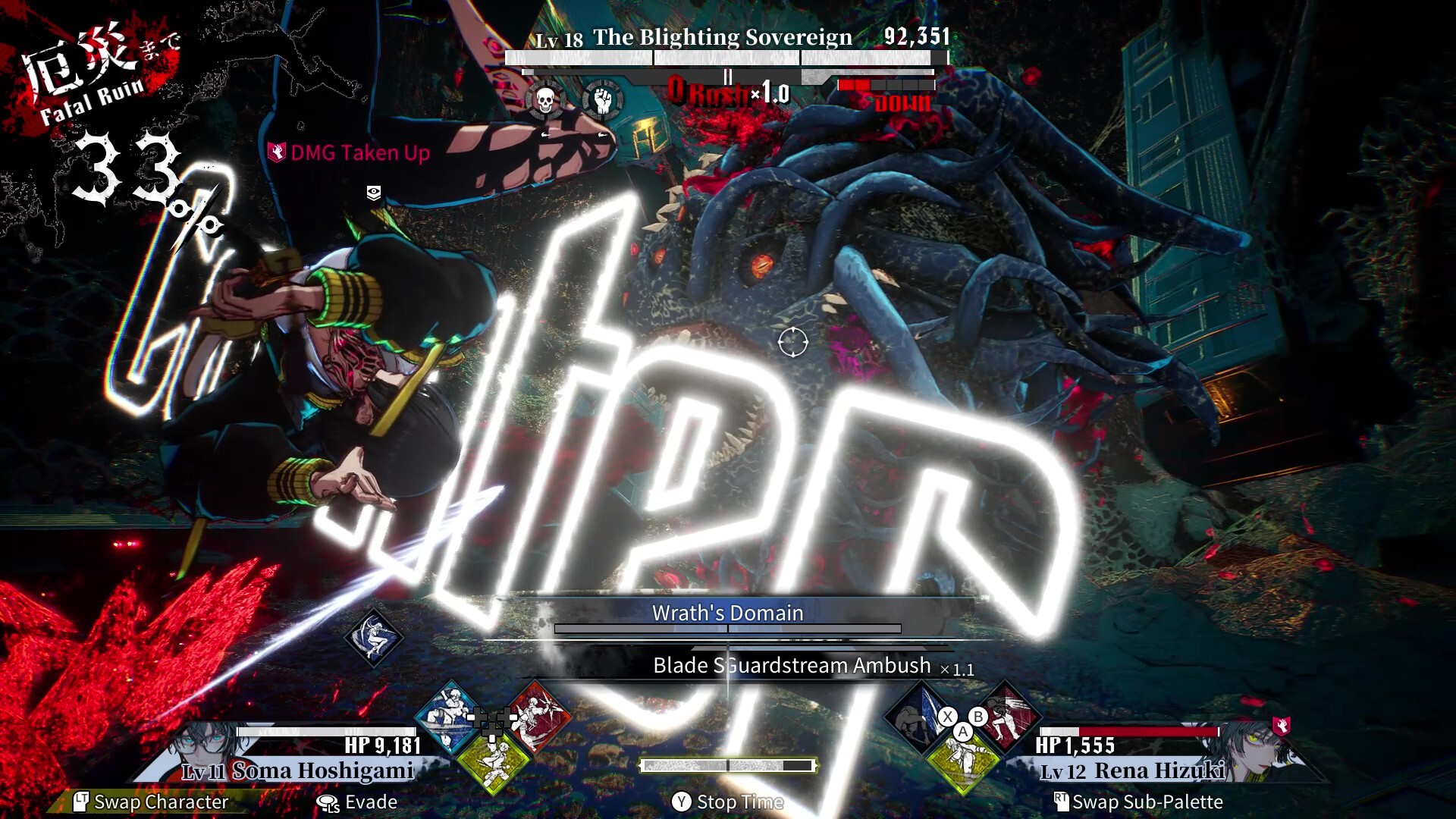 Un combattimento di Qliphah in Providence’s Shadow