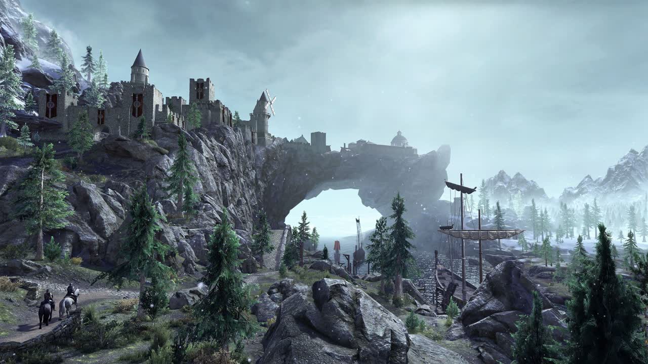 Skyrim occidentale è al centro dei contenuti di Greymoor. Immagine ufficiale Bethesda.