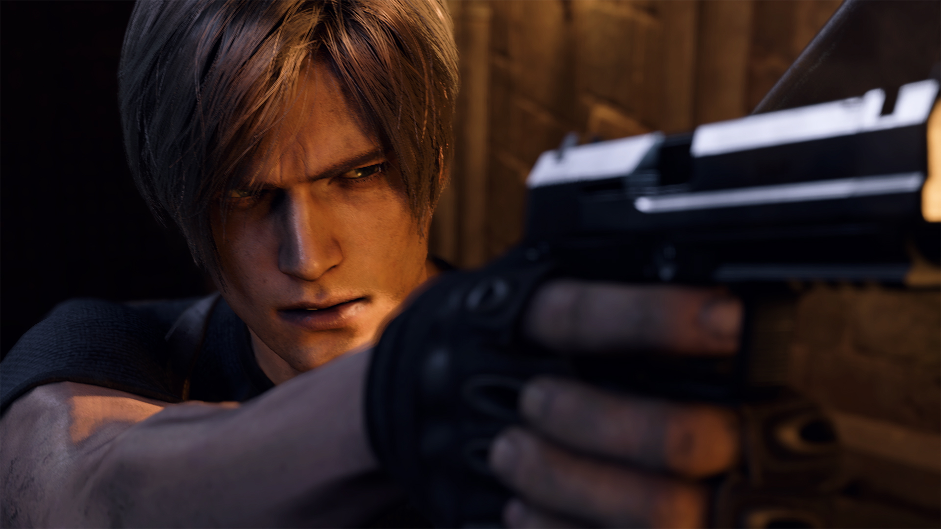 Leon S. Kennedy in Resident Evil 4 Gold Edition