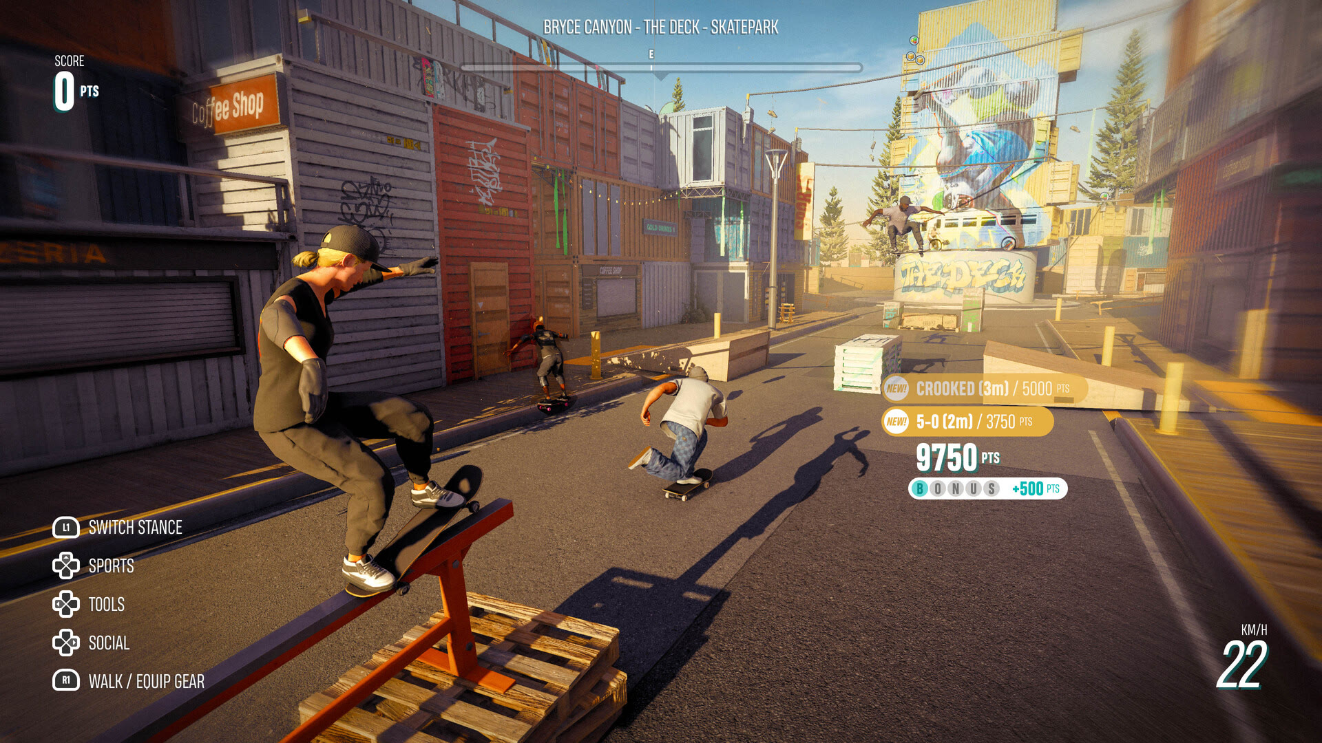 Lo skatepark di Riders Republic. Immagine: Ubisoft.